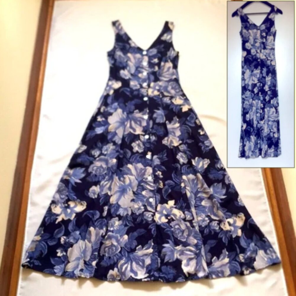 Blue/White Floral Sundress